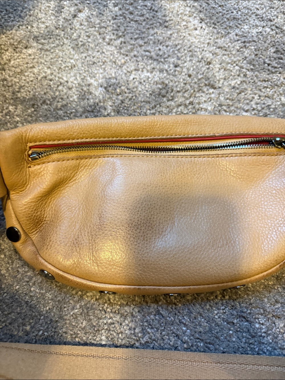 Hammitt Tan Leather Crossbody Belt Bag - Picture 6 of 11
